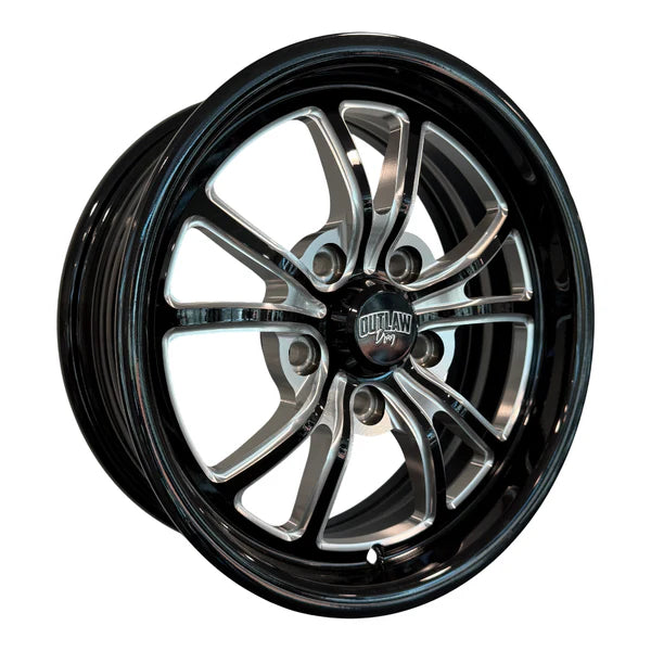 WIDOW 15x5.5 3-5/16 - GLOSS BLACK MILLED