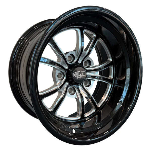 WIDOW 15x8 - GLOSS BLACK MILLED