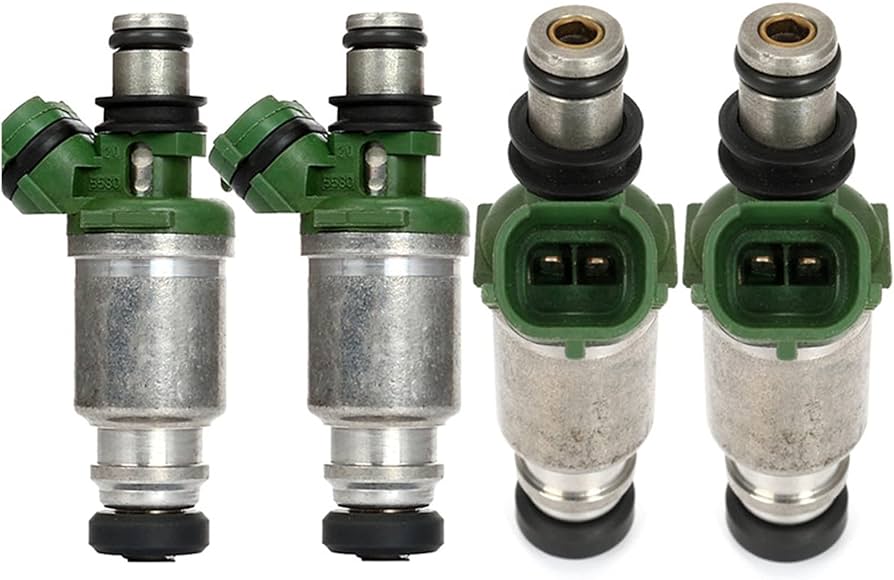 Set of 4PCS Genuine Fuel Injectors 23250-74100 Reconditioned