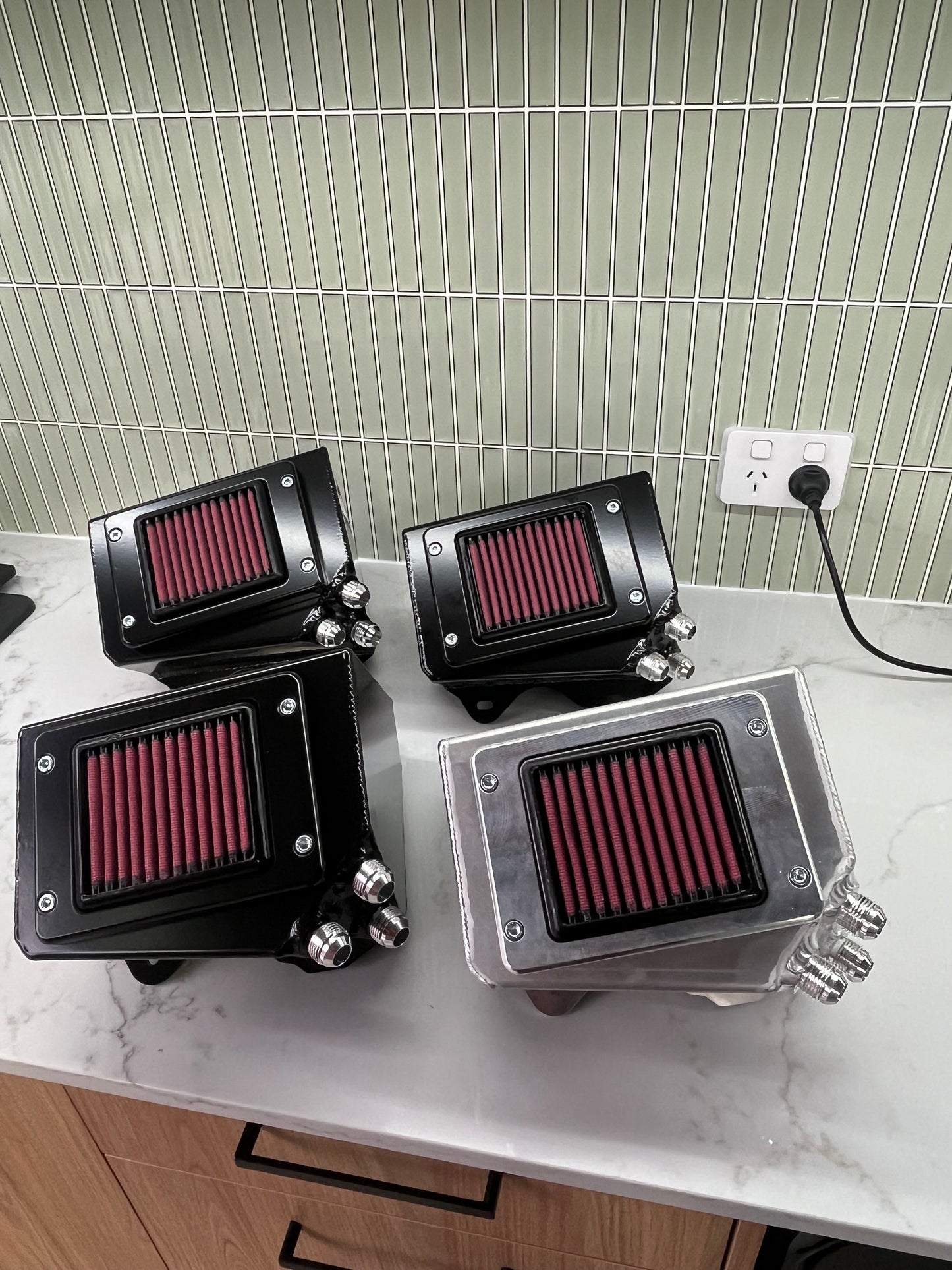 RVM Racing Barra Catch Cans