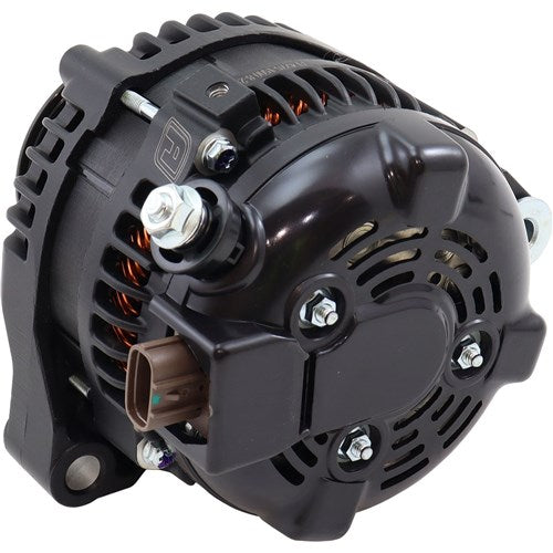 Aeroflow 170 AMP High Output Direct Fit Alternator - Black Finish Suit Toyota 1JZ and 2JZ