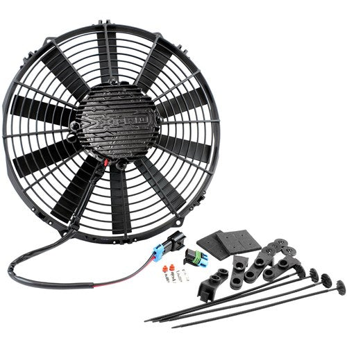 Aeroflow 12" Brushless Electric Fan, Puller Type with Straight Blades