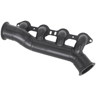 GM LS Passenger Side Single Turbo Manifold 3" V-Bands, Suits GM LS Cross Over Turbo Manifold