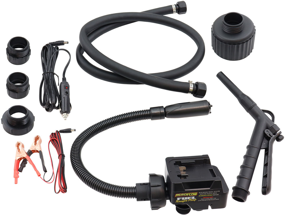 Aeroflow Fluid Transfer Pump for Milwaukee & DeWalt Lithium Batteries 20Ltr Jugs