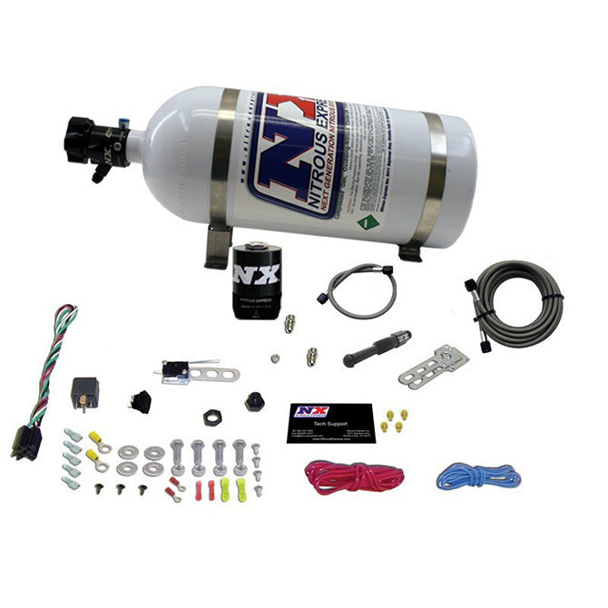 Nitrous Express Dry Efi Single Nozzle System (35-150Hp) 10lb Bottle, Kit