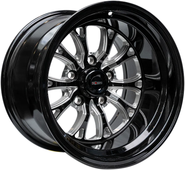 INTENSITY 15x10 4.5" BS (-25.4) - GLOSS BLACK MILLED