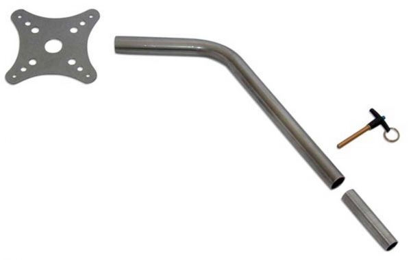 Competition Engineering Pack Mount, Parachute, Mild Steel, Natural, Each