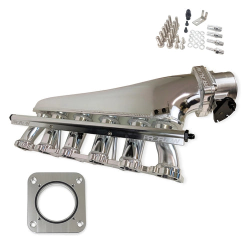 Proflow Intake Manifold Kit, For Ford Falcon XR6 BA/BF/FG Barra, Fabricated Aluminium, 90mm Throttle Body, Fuel Rail Kit