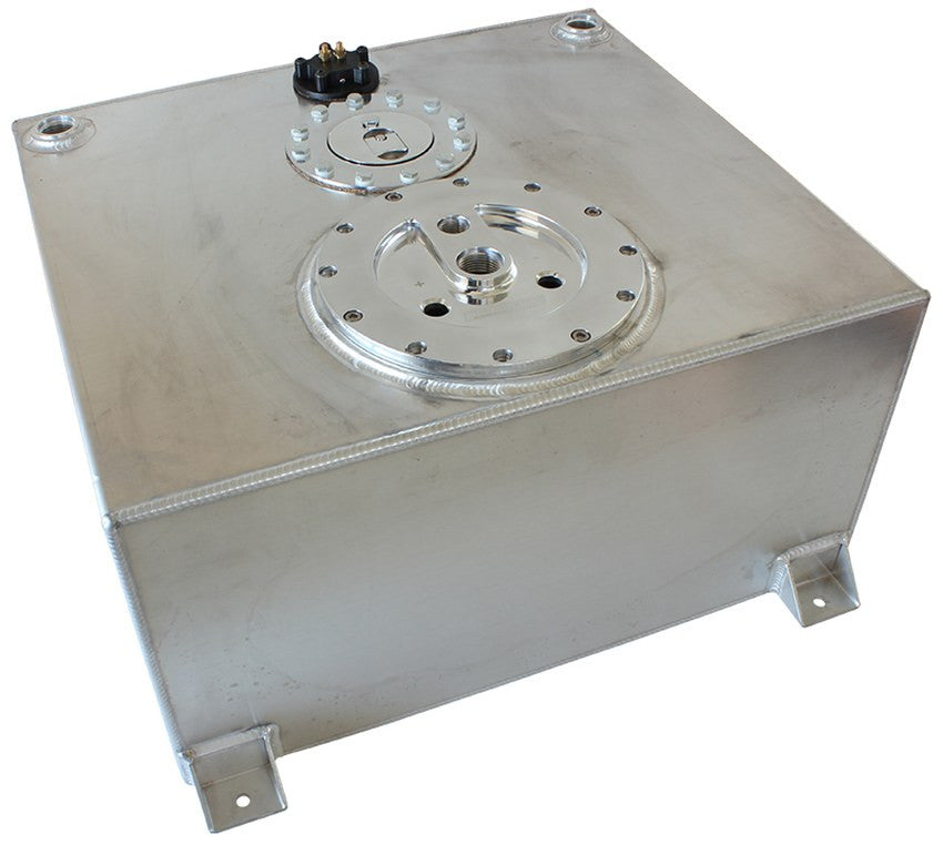 Aluminium (57L) Fuel Cell Flat Bottom Triple Pump Hanger & Fuel Sender