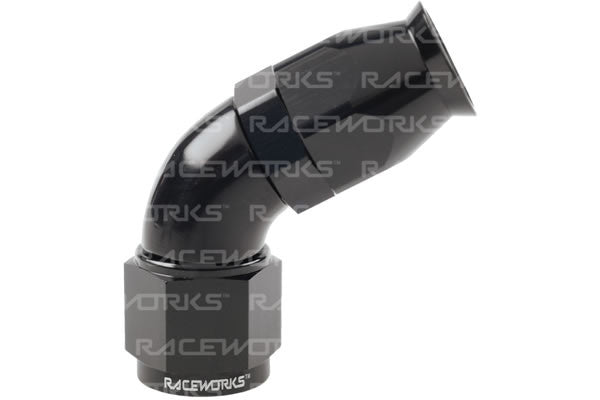 Raceworks 200/220 Series Teflon Braid Hose Ends - 60 Degree