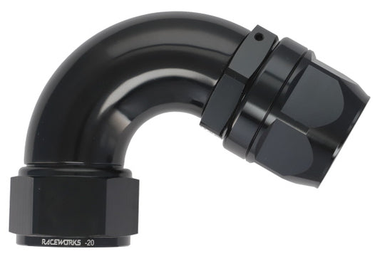 Raceworks 100/120 Series Cutter Style Hose Ends - 120 Degree