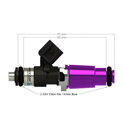 Injector Dynamics ID1050-XDS Direct Fit Injectors Set of 8 Holden/GM LS1/LS6/BMW 540i/740i