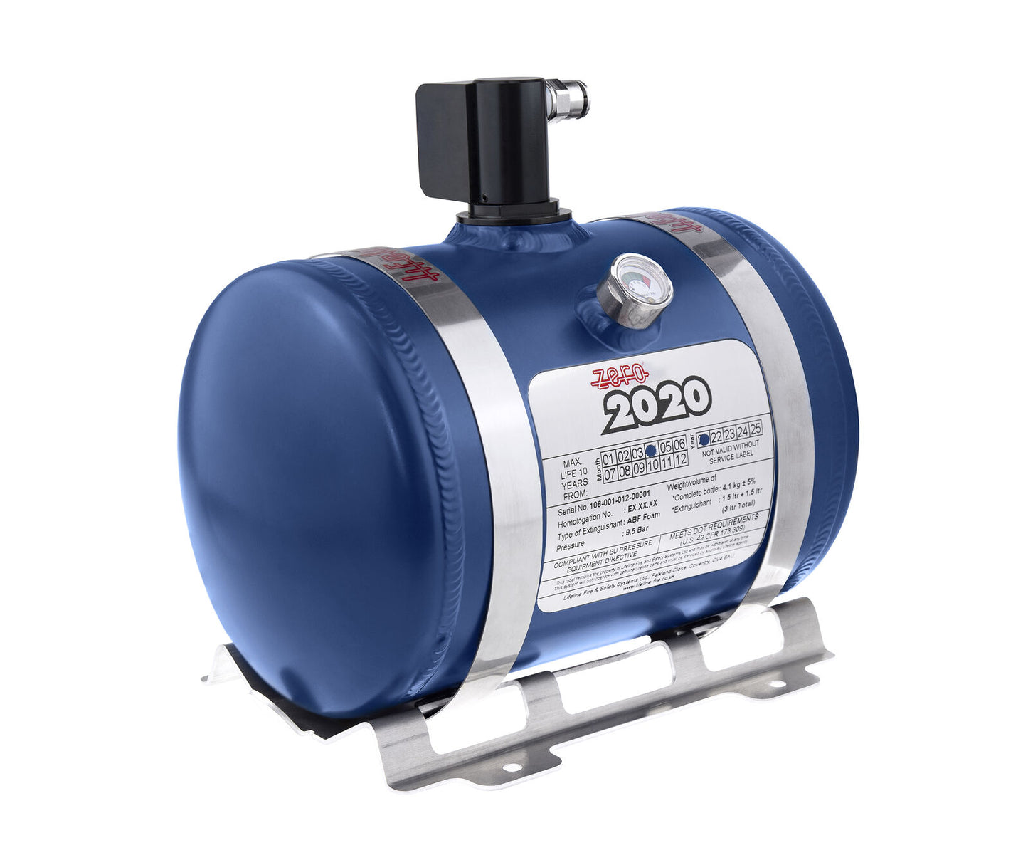 Lifeline Zero 2020 3.0 Litre - Electrical Fire Extinguisher - Complete Kit
