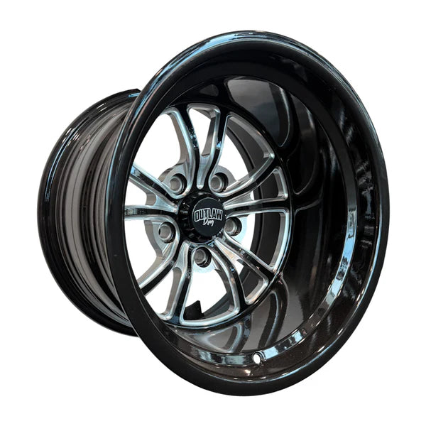 WIDOW 15x10 - GLOSS BLACK MILLED