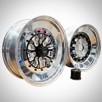 Intensity 15" Satin Black Polished Barrel 3 piece