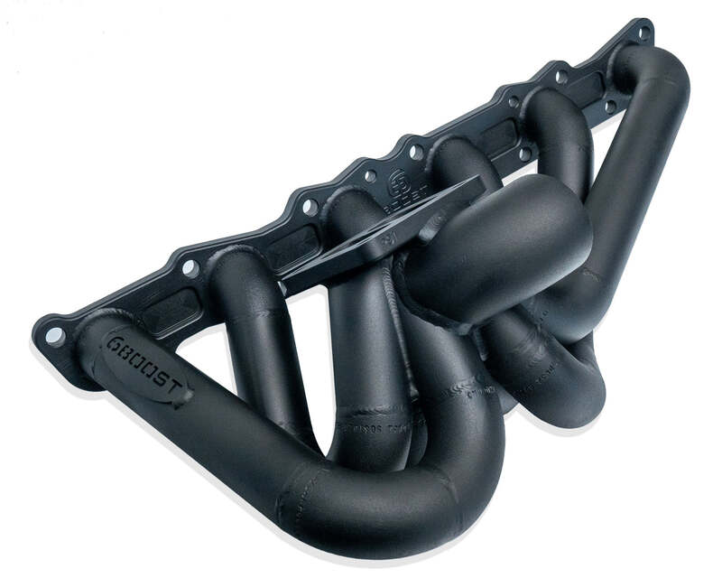 6Boost Exhaust Manifold, for Nissan RB25/30DET (DOHC), T4/50 'Divided Entry' Single 50mm Wastegate Port "Non Sportsman Mid Frame ie PT6766-7675"