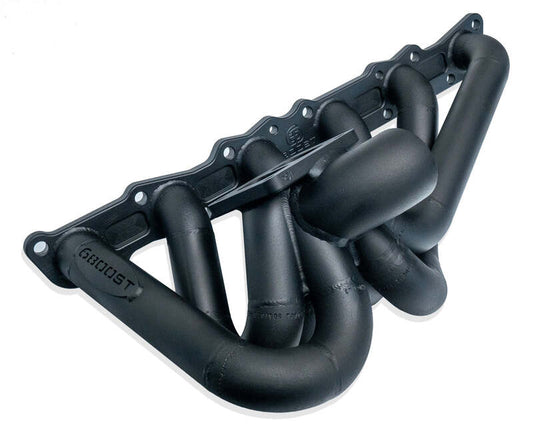 6Boost Exhaust Manifold, for Nissan RB25/30DET (DOHC), T4/50 'Divided Entry' Single 50mm Wastegate Port "Non Sportsman Mid Frame ie PT6766-7675"