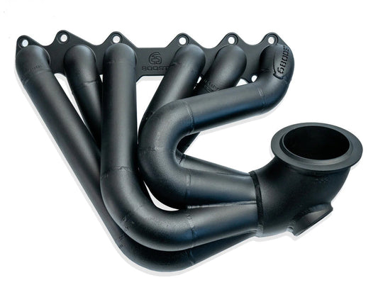 6Boost Exhaust Manifold, Toyota 2JZ ZGE Non VVTI, Forward Position Pro Mod V-band(Precision PT76-85)/50 "FPPM"Single 50mm Wastegate Port "Sportsman" 3.805"