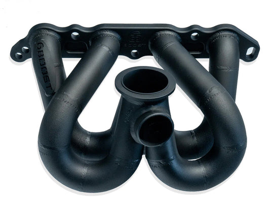 6Boost Exhaust Manifold, Toyota 4AGE RWD, Low Mount V-band(Garrett GTX28 Small Flange)/45 Single 45mm Wastegate Port
