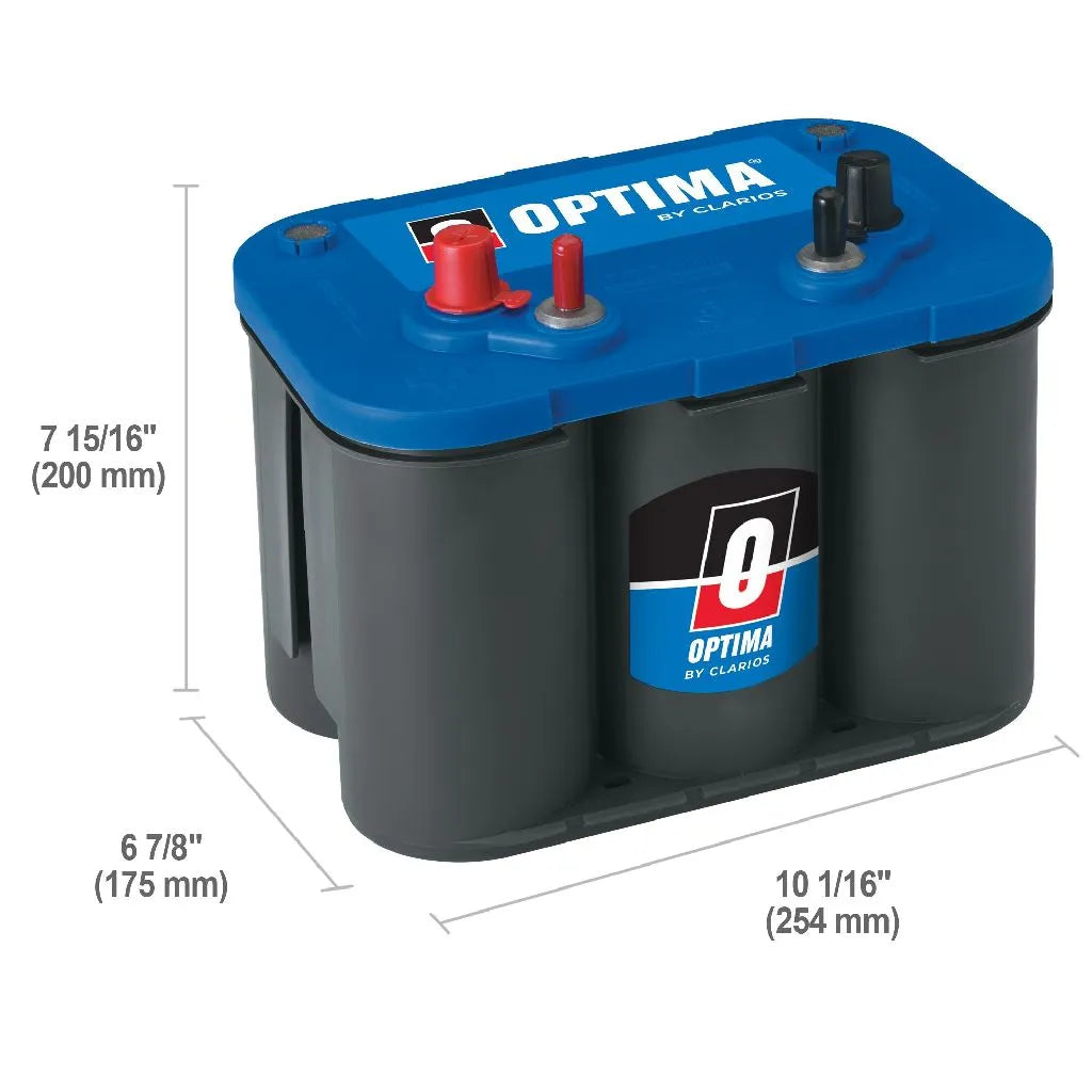 Optmia Optima Blue 34M Battery – Brisbane Fuel Injection Services