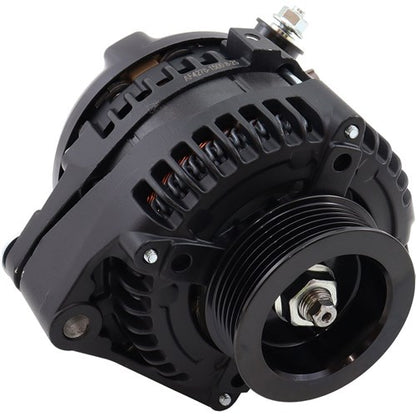 Aeroflow 170 AMP High Output Direct Fit Alternator - Black Finish Suit Toyota 1JZ and 2JZ