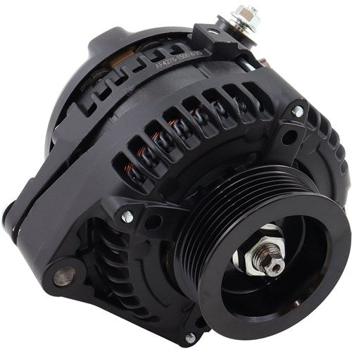 Aeroflow 170 AMP High Output Direct Fit Alternator - Black Finish Suit Toyota 1JZ and 2JZ