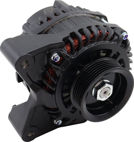 Aeroflow 190 AMP High Output Direct Fit Alternator - Black Finish
