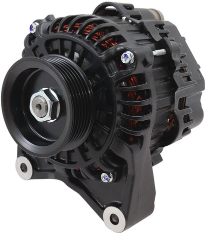 Aeroflow 150 AMP High Output Direct Fit Alternator - Black Finish Suit Ford Falcon BA Barra Inline 6 Cylinder, Will Not Suit BF or FG Falcon