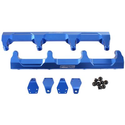 GM Supercharged LSA Billet EFI Fuel Rails - Suit 14mm Short Length Fuel Injectors, -8ORB Ports