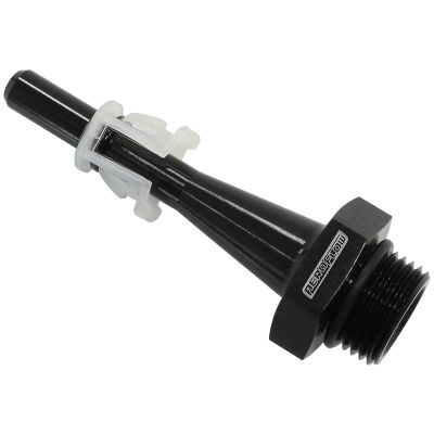 Honda EFI Fuel Rail Adapter, Black -8 ORB With 5/16" (7.95mm) EFI Quick Connect Fitting