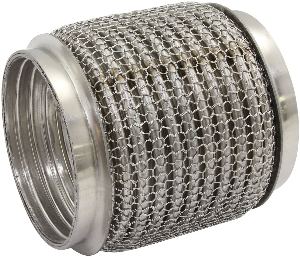 Stainless Steel Flex Joint With Mesh - 3-1/2" I.D 304 Stainless Steel, 4" Long