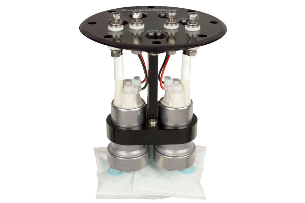 Raceworks Surge Tank 2.8L Suits Single/Twin 39MM-40MM Intank Pumps ALY-083BK
