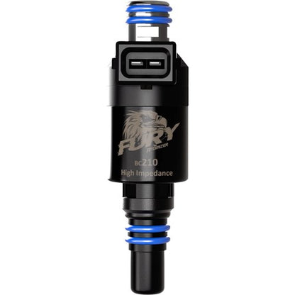 Atomizer Fury BC210 EV1 Fuel Injector 210LB/HR, 2200cc @ 43.5 PSI, High Impedence