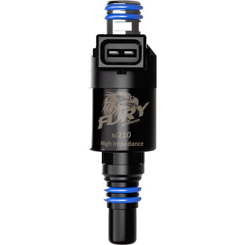 Atomizer Fury BC210 EV1 Fuel Injector 210LB/HR, 2200cc @ 43.5 PSI, High Impedence