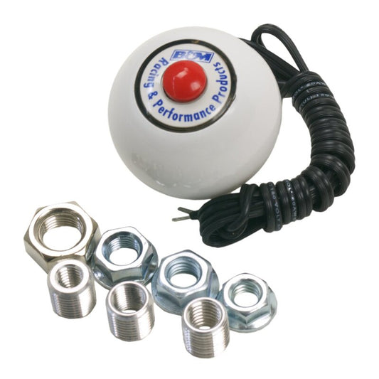 Shifter Knob with Button High Impact Plastic With B&M Logo Insert