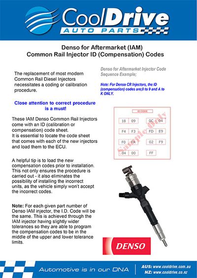 DIESEL FUEL INJECTOR DENSO 4M41 TRITON PAJERO 3.2L