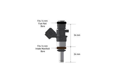 Bosch 980cc injectors - Flowmatched set  (0280158040)
