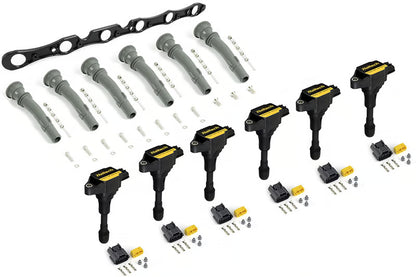R35 Coil Bracket Kit for Ford Barra 4.0 Includes Bracket , Coils and connectors