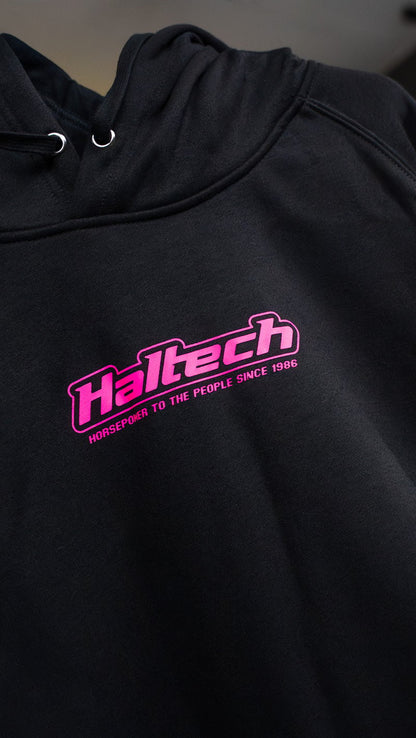 Haltech "Classic" Hoodie Black Pink