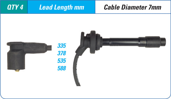 IGNITION LEAD SET NISSAN MICRA 1.3L