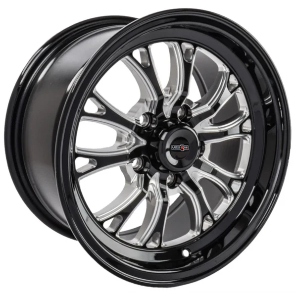 INTENSITY 15x8 5.5" BS (+27) - GLOSS BLACK MILLED