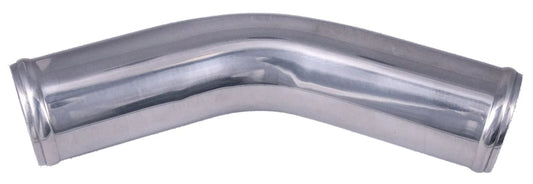 Raceworks Polished Aluminium Tube 3.00in 45Deg 2.0mm With Rolled Ends 150mm Legs