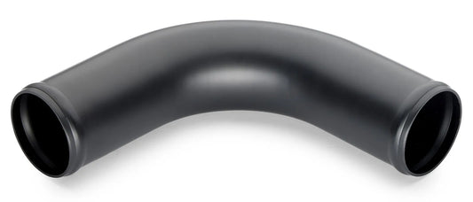 Raceworks Black Aluminium Tube 2.50in 90Deg 2.0mm With Rolled Ends 150mm Legs