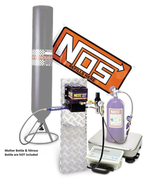 NOS Nitrous Cryogenic Refill Transfer Pump Station, Complete with regulator/filter separator, and Legal for Trade scale