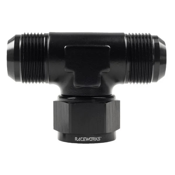 Raceworks AN Male Flare with Swivel On Branch