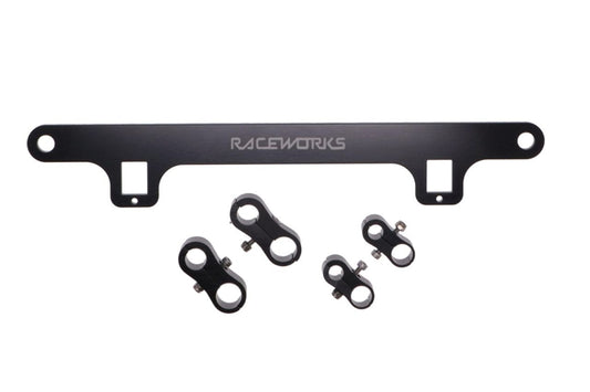 Raceworks BA BF FG Barra Turbo Oil Water Feed Line Retaining Bracket