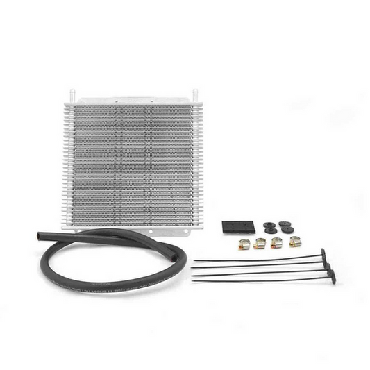 Universal Trans Oil Cooler Kit - 280 x 255 x 19mm (3/8" Hose Barb)