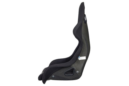 Raceworks Fibreglass Race Seat With Wings Cloth FIA Approved – Black