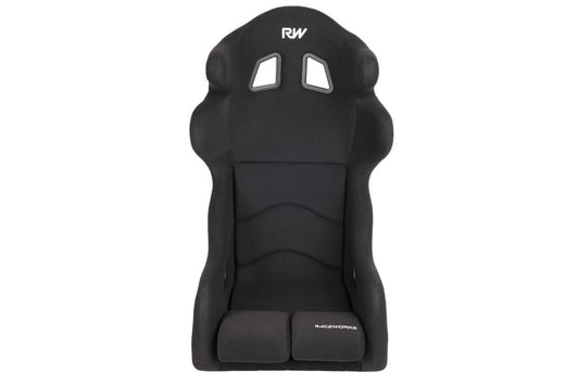 Raceworks Fibreglass Race Seat With Wings Cloth FIA Approved