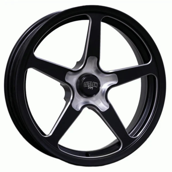 PENTA FR 17x4.5 1.75" BS (-24) - SATIN BLACK MILLED